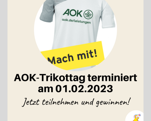 AOK-Trikottag terminiert