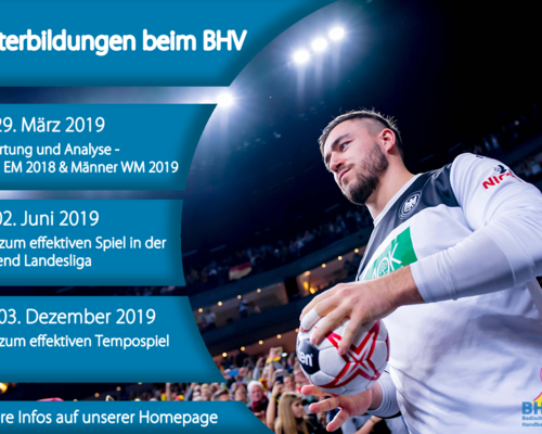 Fortbildungen des BHV im Jahr 2019