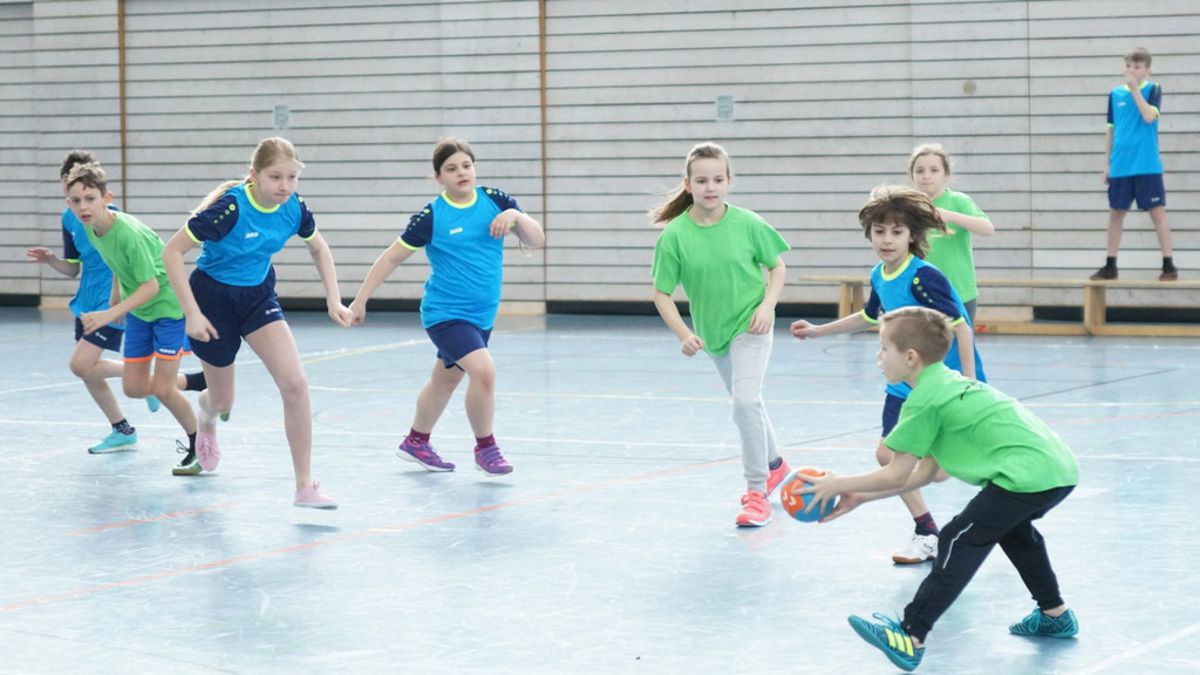 Fotos der Grundschul-Handball-Liga
