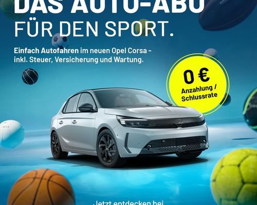 Das Auto-Abo von Athletic Sport Sponsoring