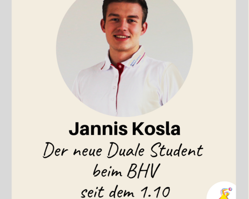 Jannis Kosla stellt sich vor.