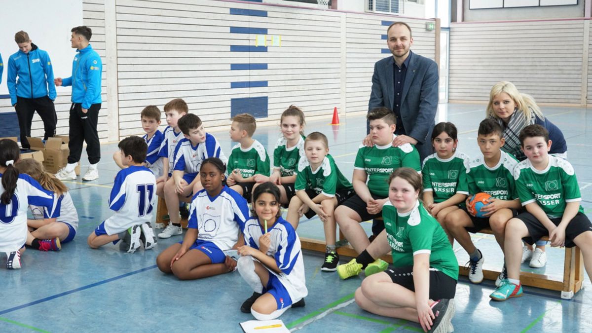 Fotos der Grundschul-Handball-Liga