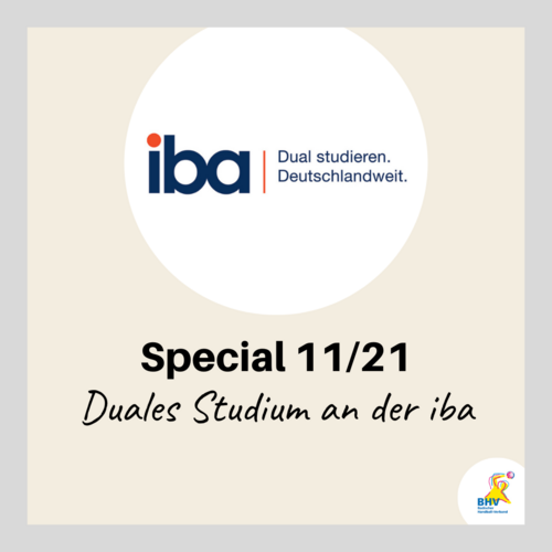 Special 11/21: Duales Studium an der iba