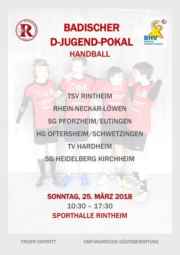 D-Jugend-Pokal-Ankündigungs-Plakat