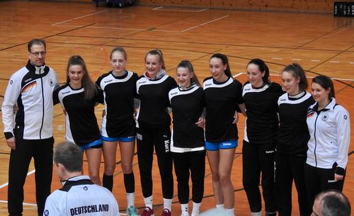 Sichtung zur Jugendnationalmannschaft mit Auswahlteam des Badischen Handball-Verbandes