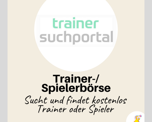 Trainer-/ Spielerbörse