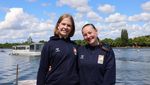 Die nominierten Schiedsrichterinnen des Teams RHD Marie Danzer und Franziska Mewes freuen sich auf ihren Einsatz