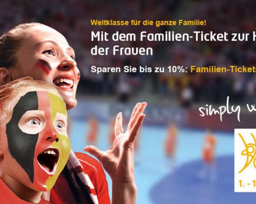 Weltklasse-Handball mit WM-Familienticket