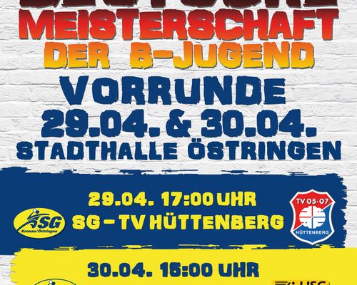 DEUTSCHE B-JUGENDMEISTERSCHAFT AM WOCHENENDE IN ÖSTRINGEN