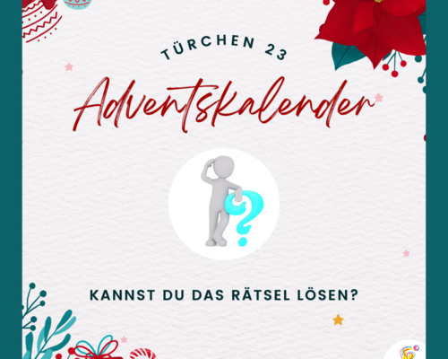 Türchen 23 - BHV-Adventskalender