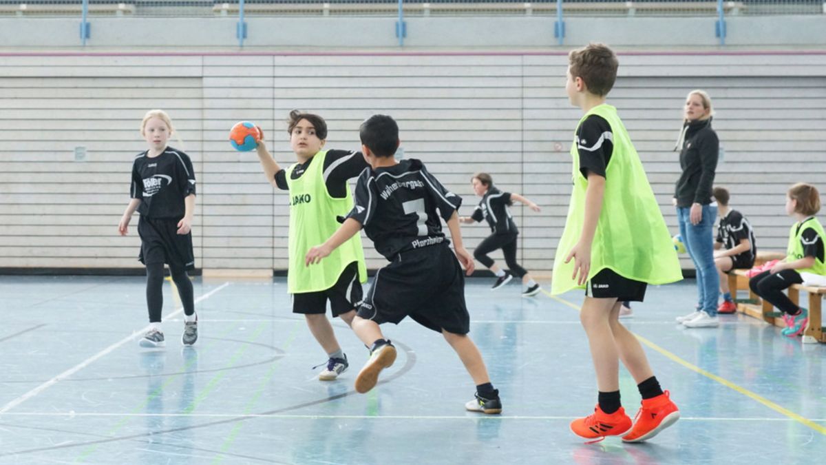 Fotos der Grundschul-Handball-Liga