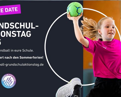 Save the date! Handball-Grundschulaktionstag 2025 
