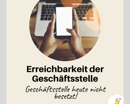 Erreichbarkeit der Geschäftsstelle