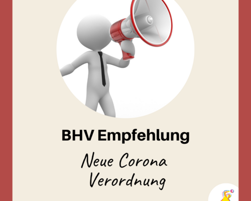 BHV-Empfehlung - Erleichterungen im Sport trotz Warnstufe